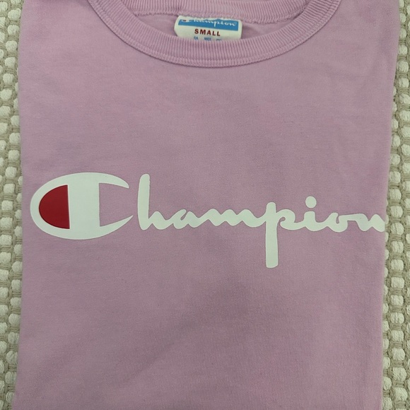 Champion Pink Logo T-Shirt - Picture 1 of 2